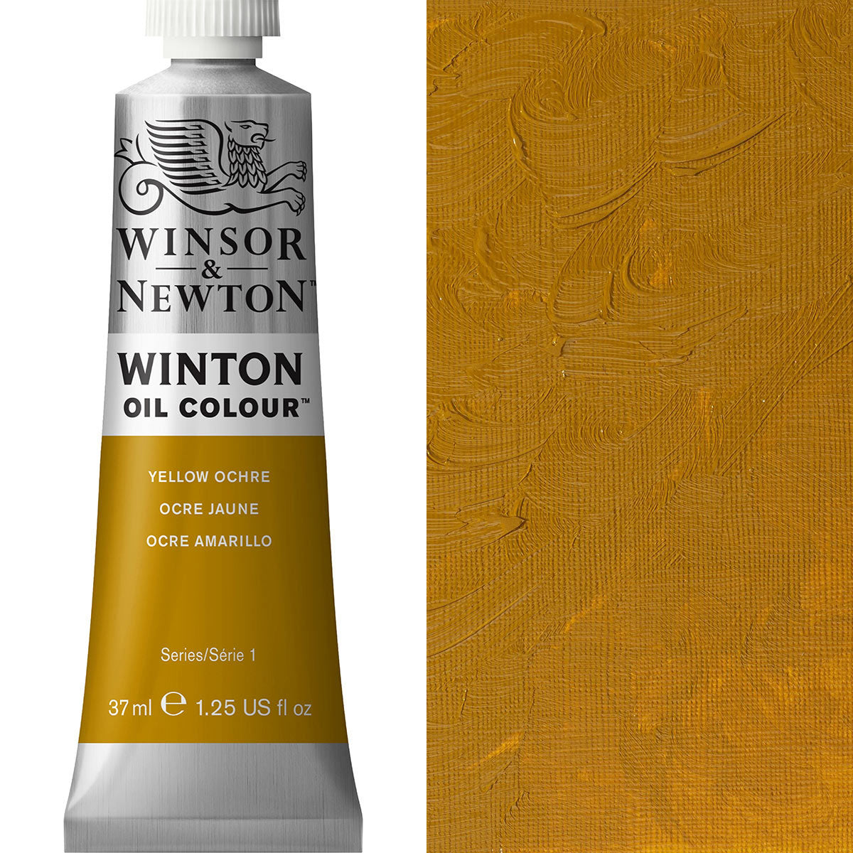 Winsor and Newton - Winton Oil Colour - 37ml - Yellow Ochre (44)