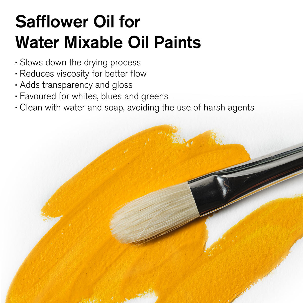 Winsor and Newton - Water Mixable Safflower Oil - 250ml
