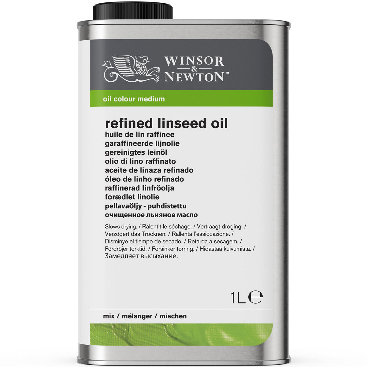 Winsor and Newton - Refined Linseed Oil - 1 Litre
