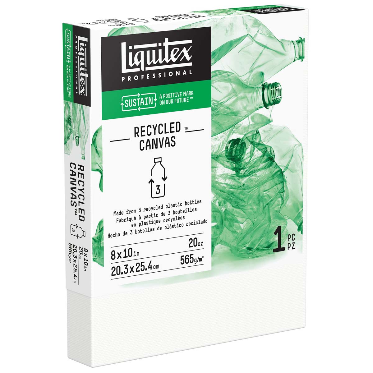 Liquitex Recycled Canvas - Deep Edge - 8x10 inches - 20x25cm