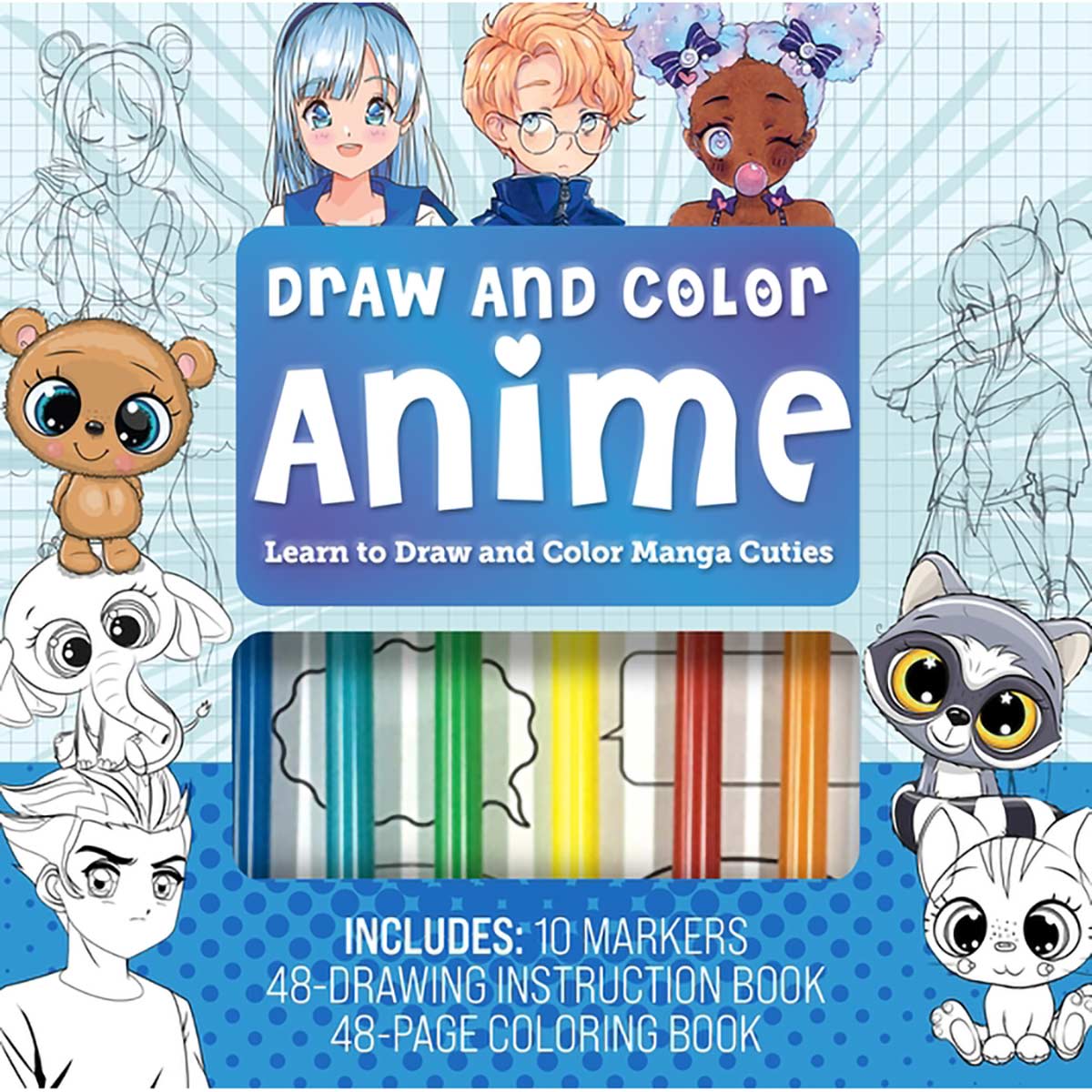 Walter Foster - Draw and Colour Anime Manga Cuties
