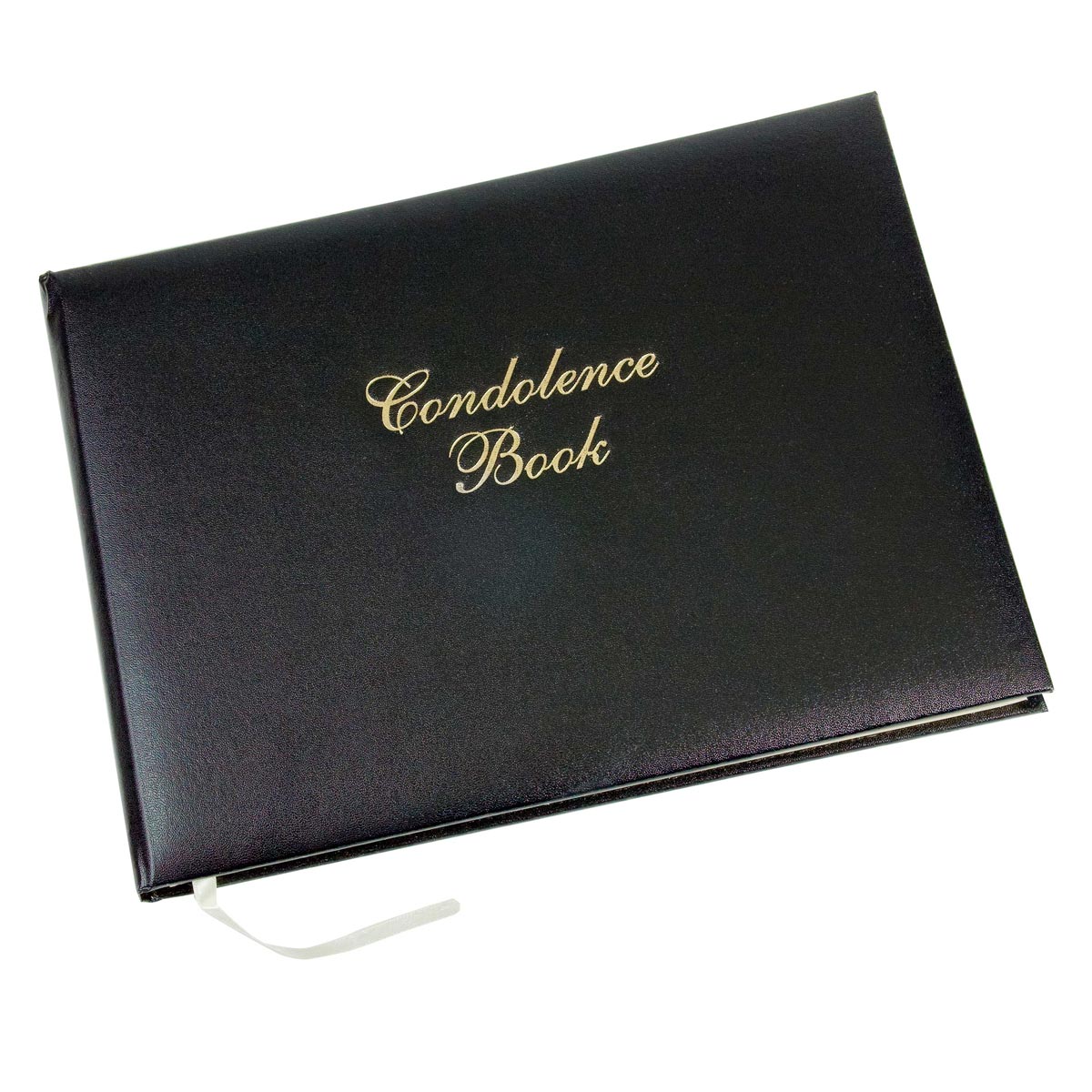 Esposti - Funeral Book of Condolence Black with Presentation Box EL45