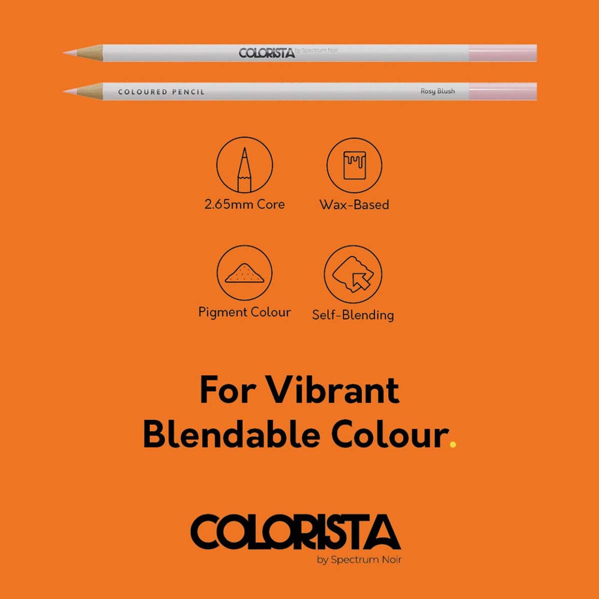 Spectrum Noir Colorista - Colouring Pencils (12 set) Perfect Portrait