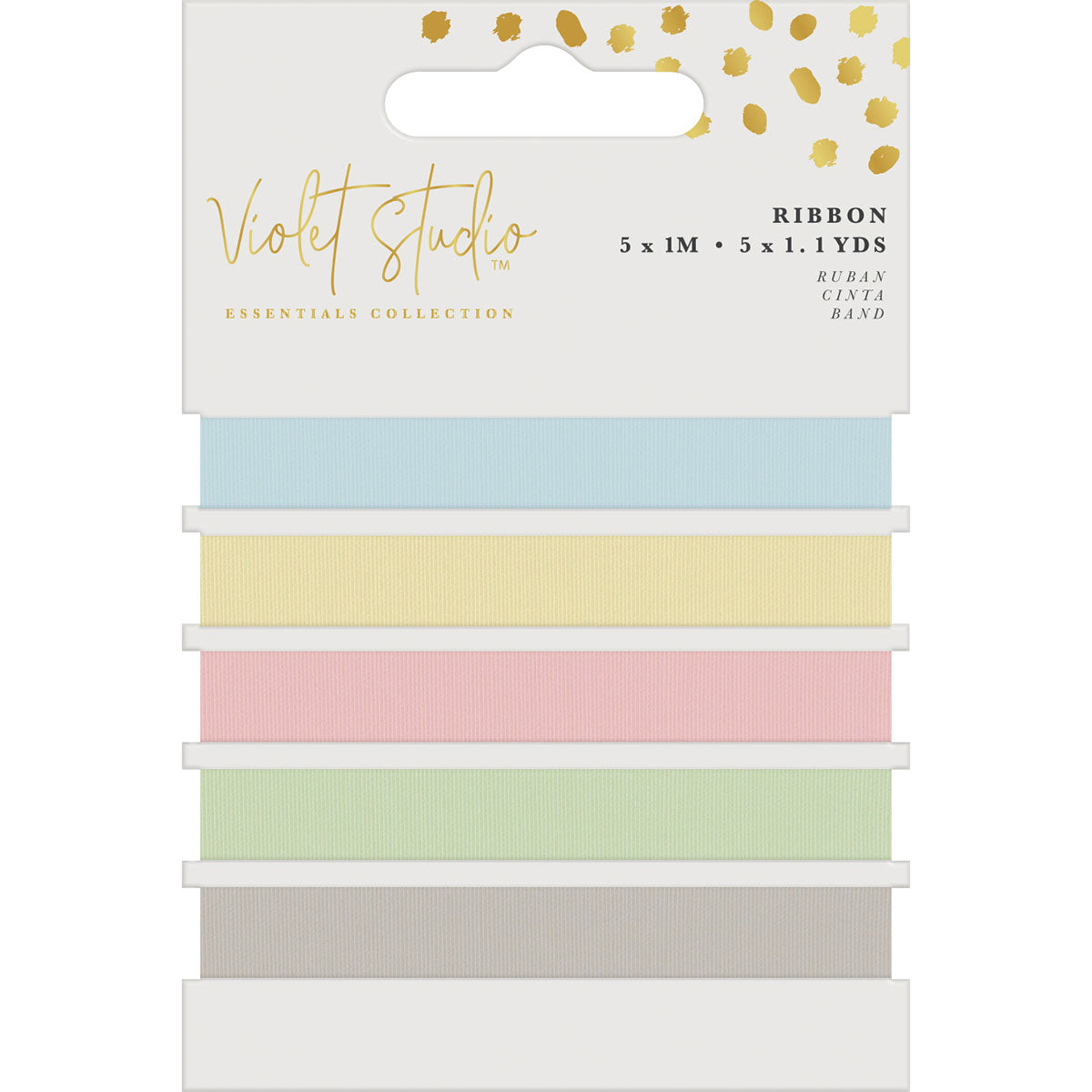 Violet Studio - 5x Ribbon Pack - Pastel Colours