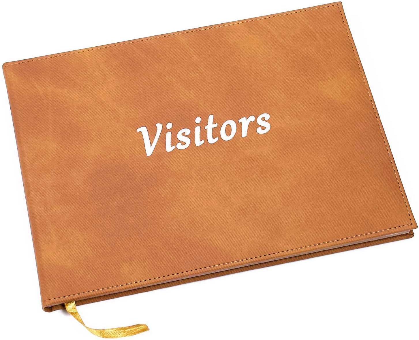Esposti - Visitors Book Tan Soft Touch Faux Leather