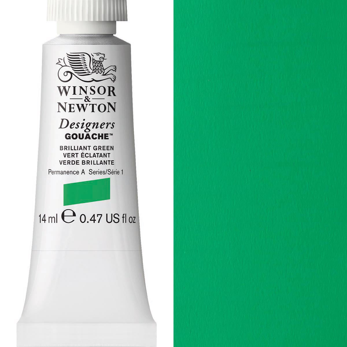 Winsor and Newton - Designers Gouache - 14ml - Brilliant Green