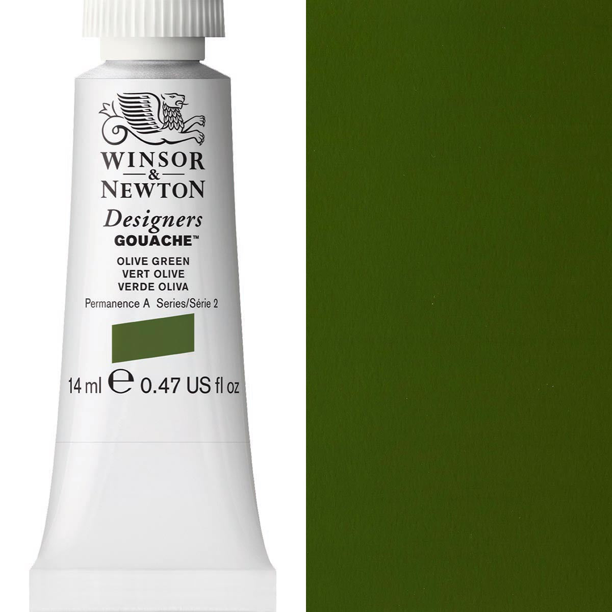 Winsor and Newton - Designers Gouache - 14ml - Olive Green