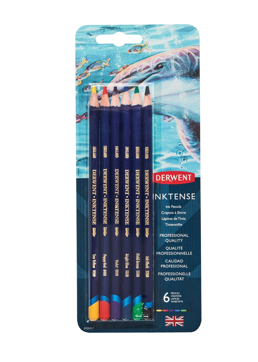 Derwent - Inktense Pencil set - Blister 6 Pack