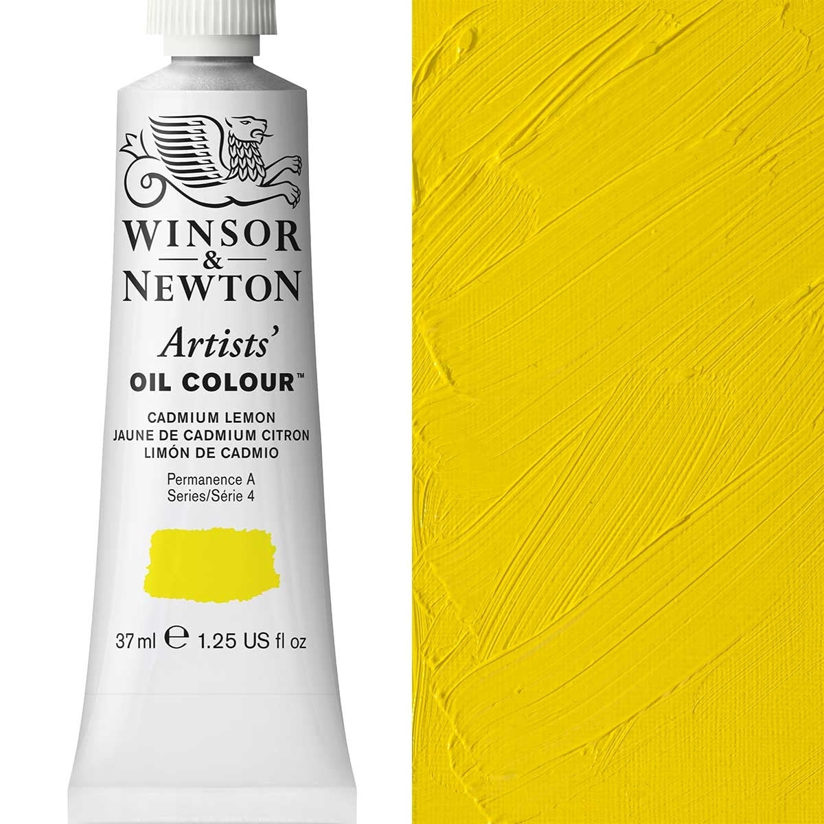 Winsor and Newton - Artists' Oil Colour - 37ml - Cadmium Lemon