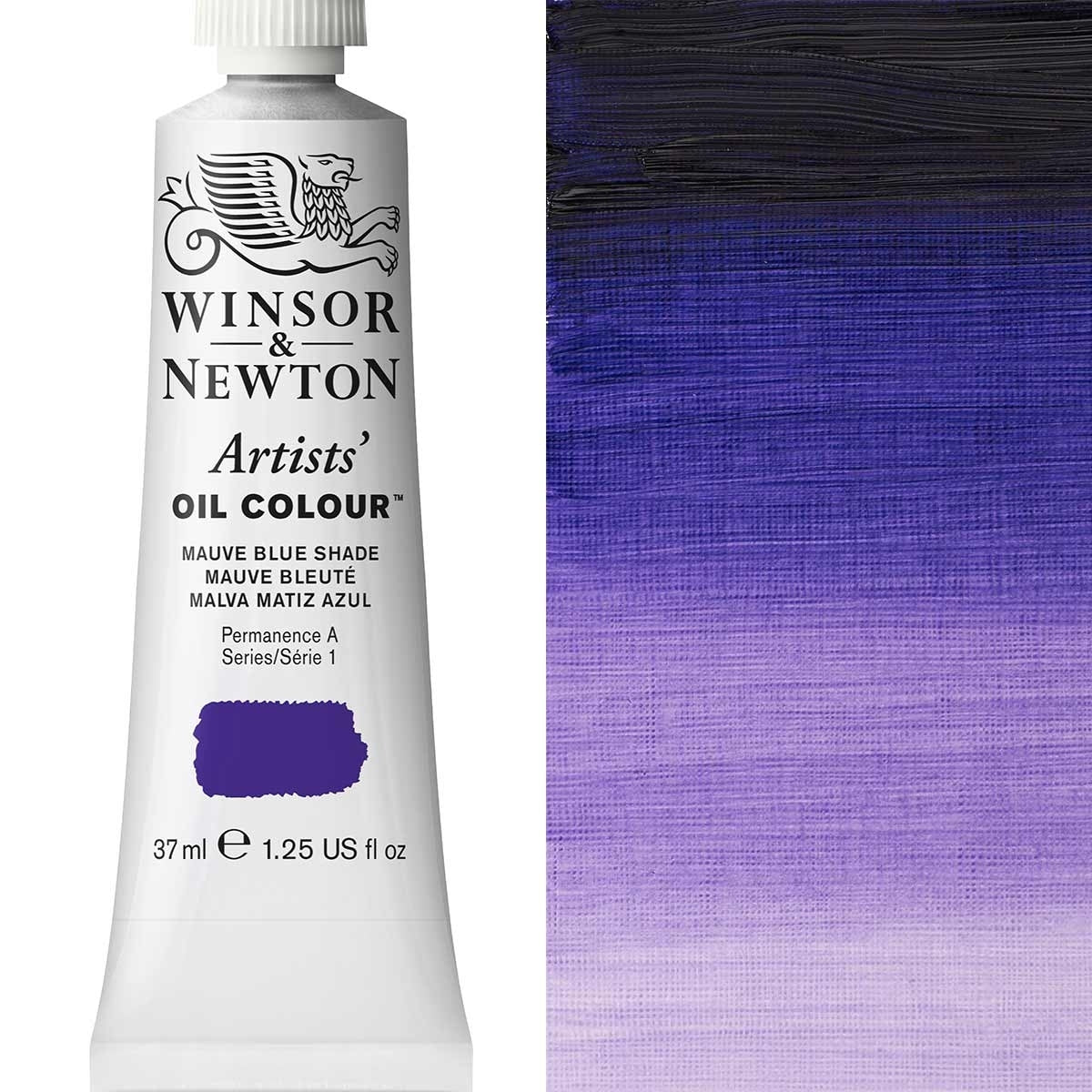 Winsor and Newton - Artists' Oil Colour - 37ml - Mauve Blue Shade