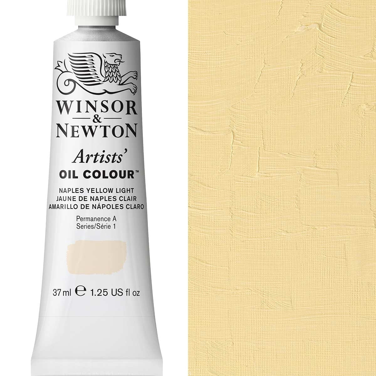 Winsor and Newton - Artists' Oil Colour - 37ml - Naples Yellow Light