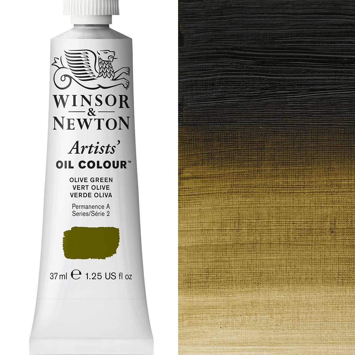 Winsor and Newton - Artists' Oil Colour - 37ml - Olive Green