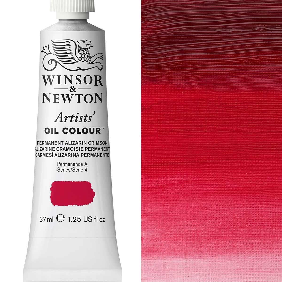 Winsor and Newton - Artists' Oil Colour - 37ml - Permanent Alizarin Crimson Hue