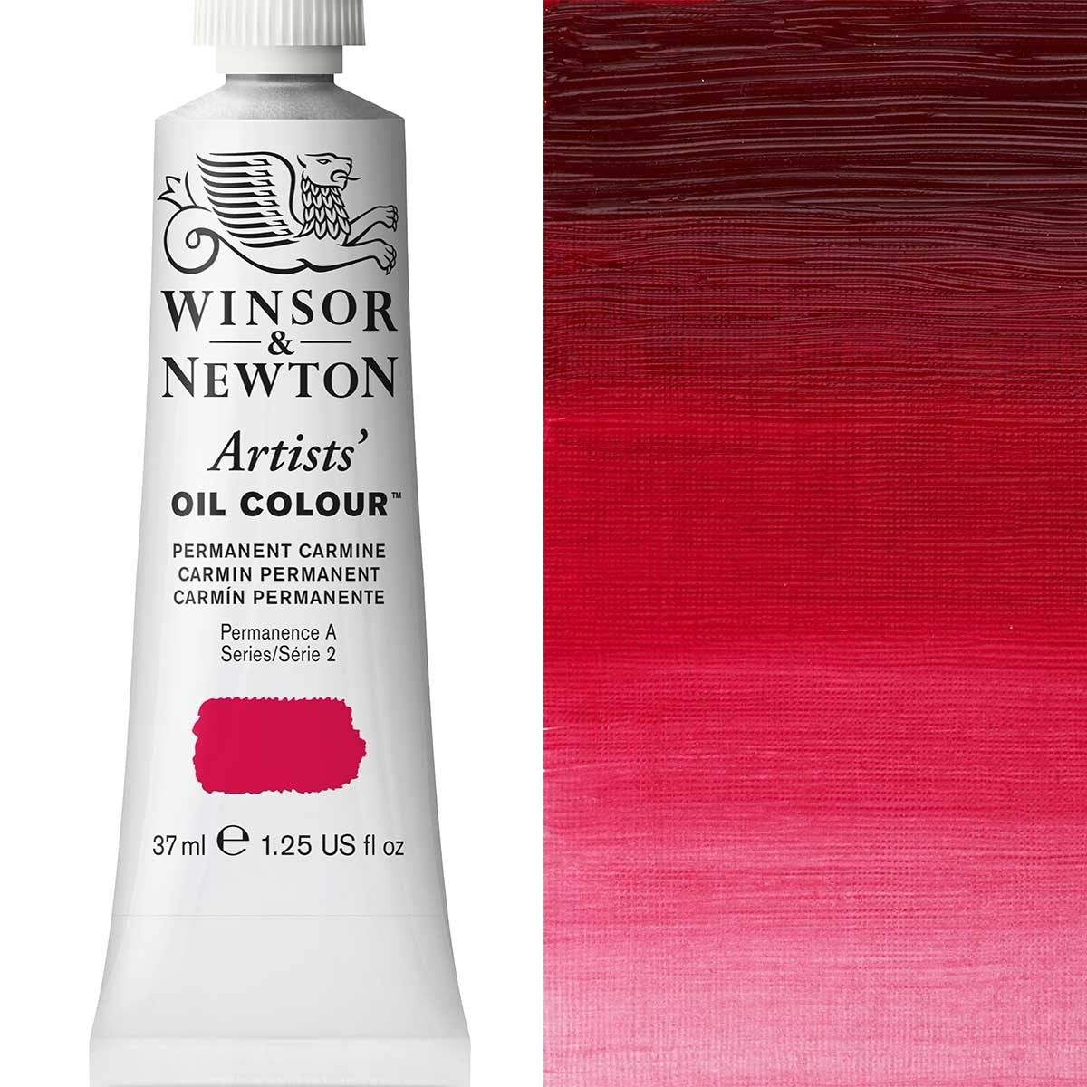 Winsor and Newton - Artists' Oil Colour - 37ml - Permanent Carmine