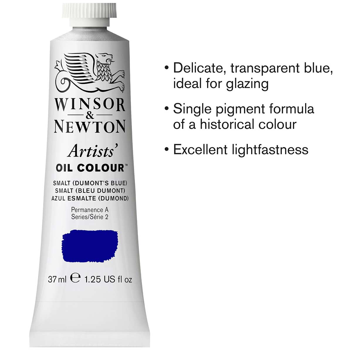 Winsor and Newton - Artists' Oil Colour - 37ml - Smalt S2
