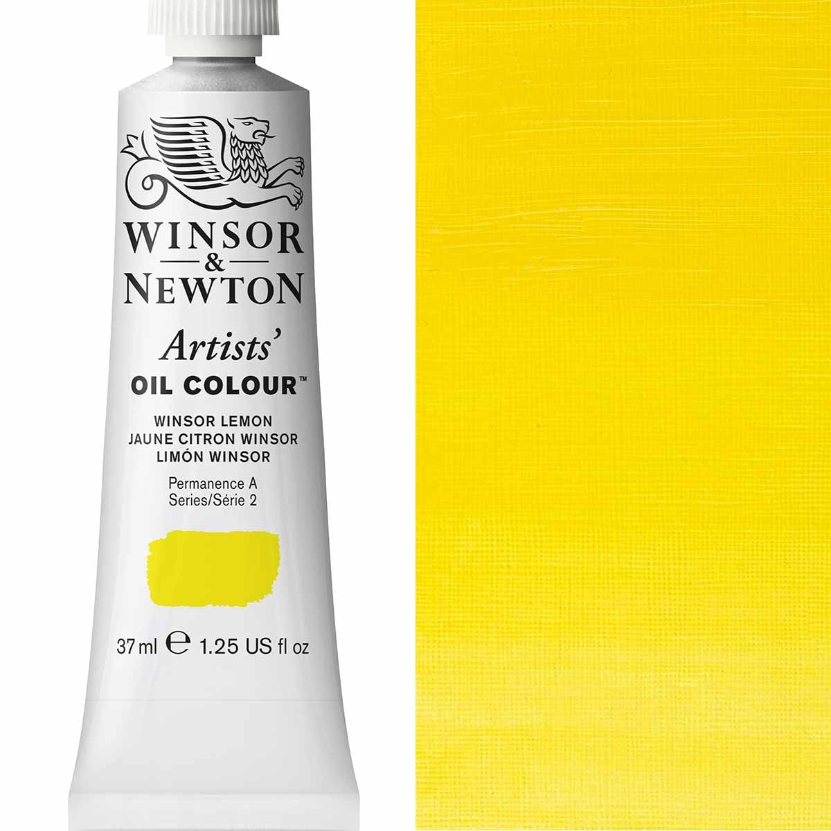 Winsor and Newton - Artists' Oil Colour - 37ml - Winsor Lemon