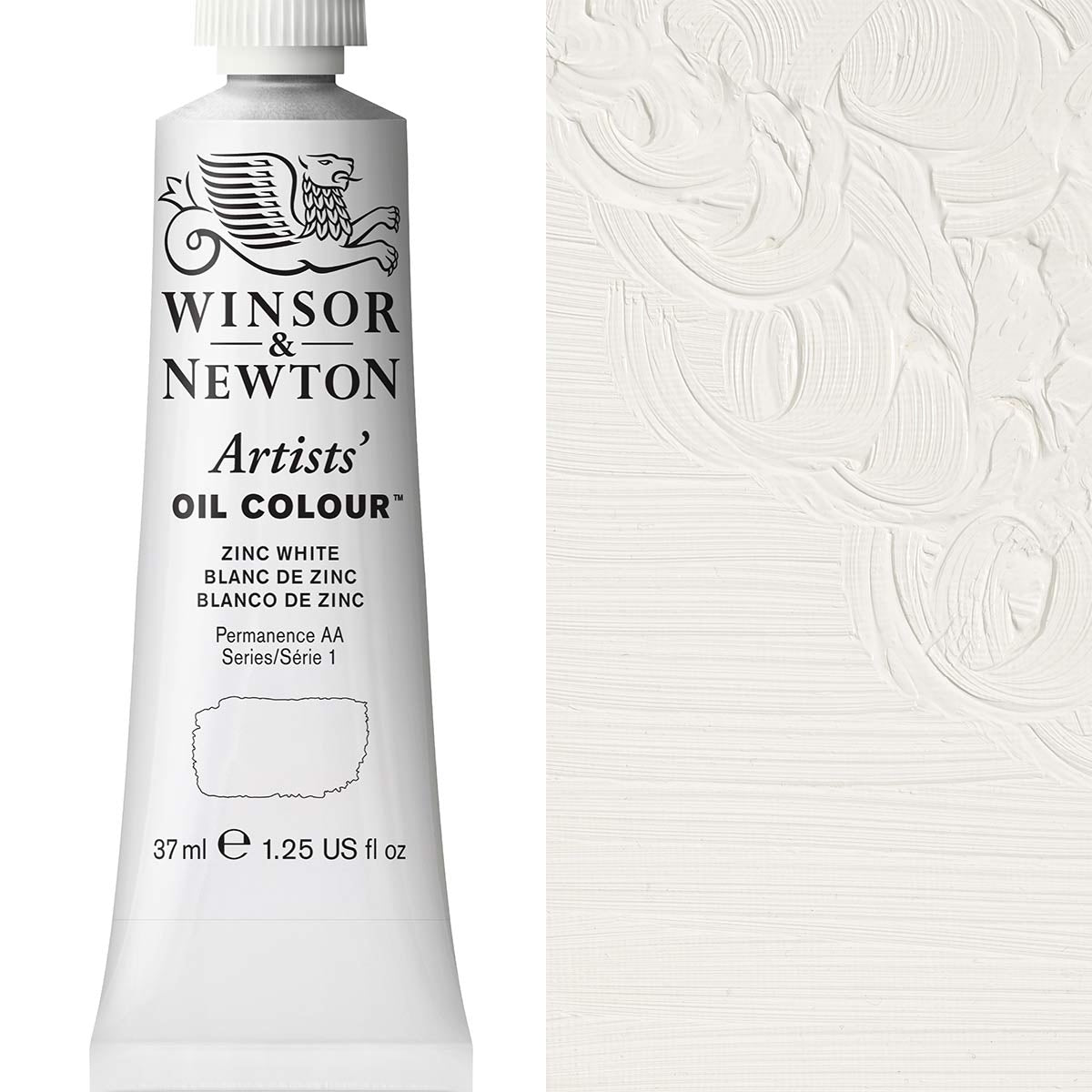 Winsor and Newton Artists' Oil Colour 37ml Zinc White
