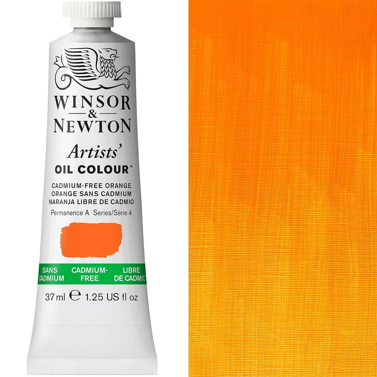 Winsor and Newton - Artists' Oil Colour - 37ml - Cad Free Orange