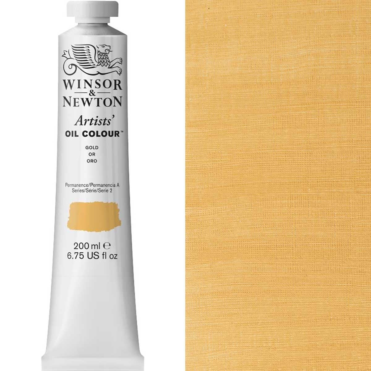 Winsor and Newton - Artists' Oil Colour - 200ml - Gold