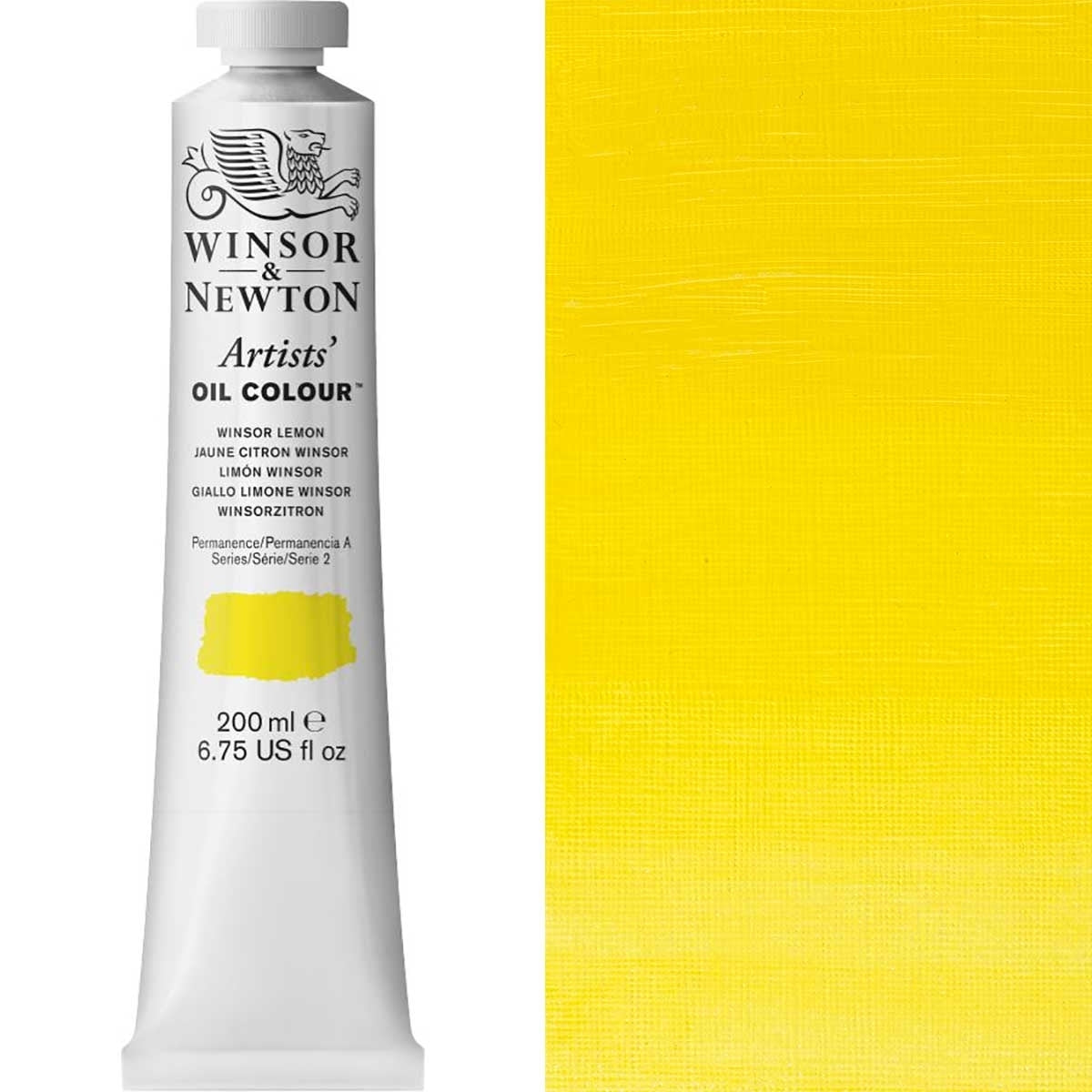 Winsor and Newton - Artists' Oil Colour - 200ml - Winsor Lemon