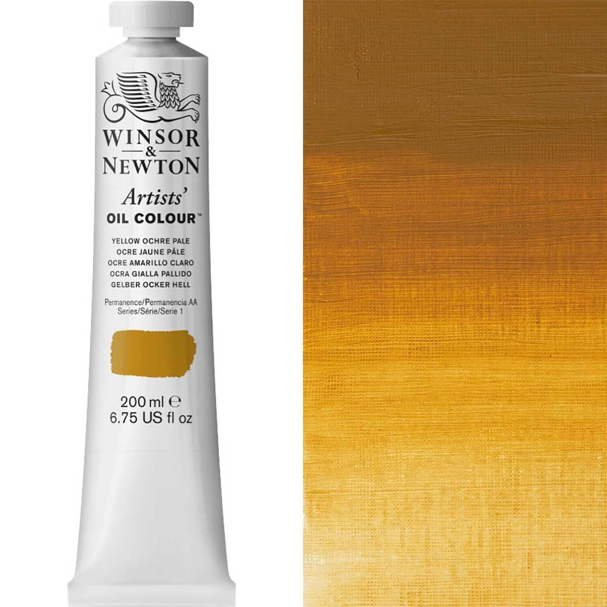 Winsor and Newton - Artists' Oil Colour - 200ml - Yellow Ochre