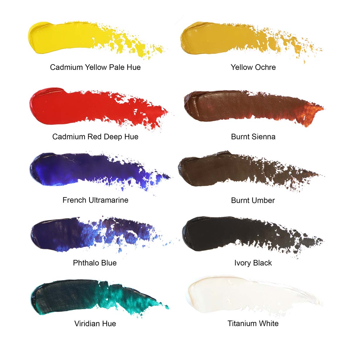 Winsor and Newton - Winton Oil Colour - 10 x 21ml Basic Set