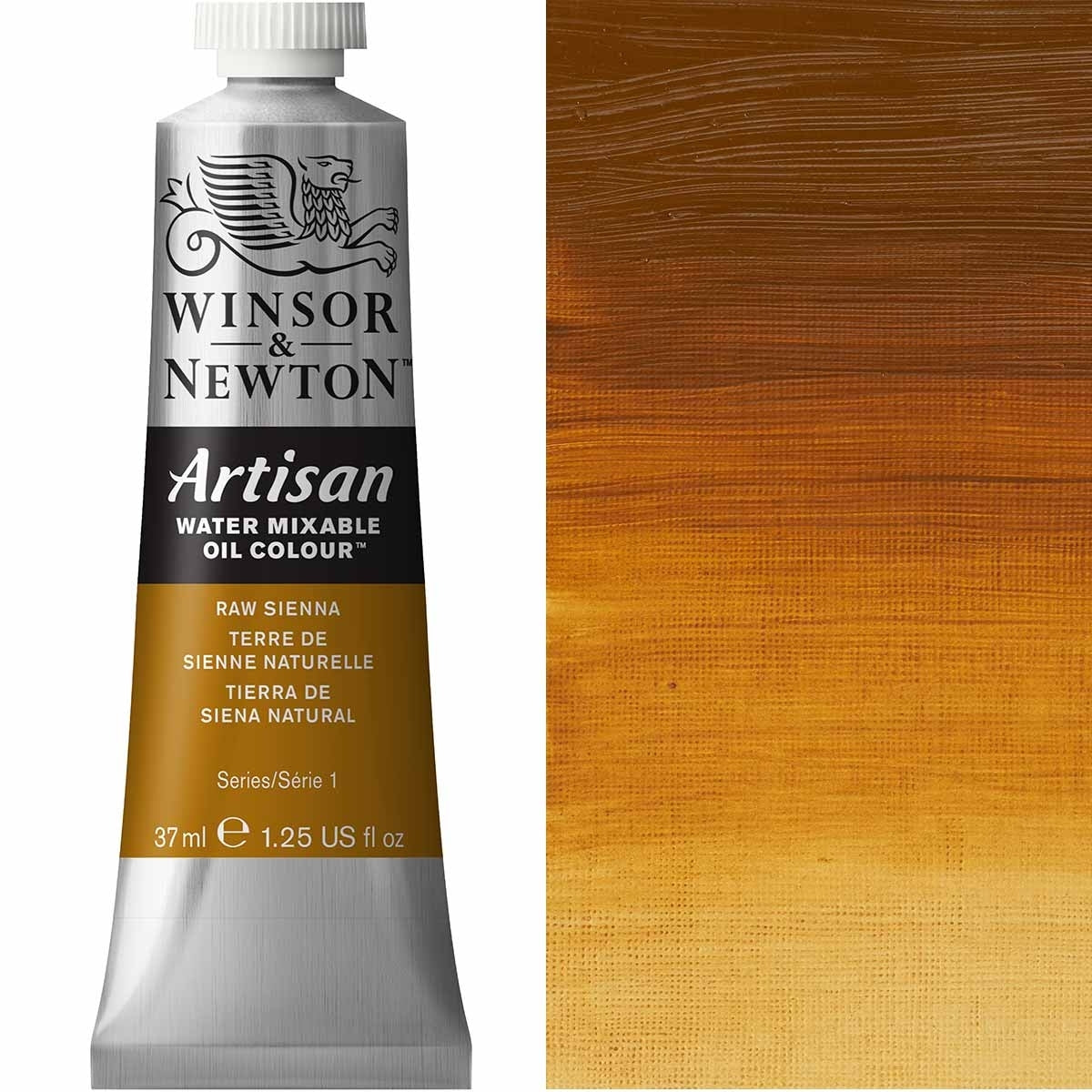 Winsor and Newton - Artisan Oil Colour Watermixable - 37ml - Raw Sienna