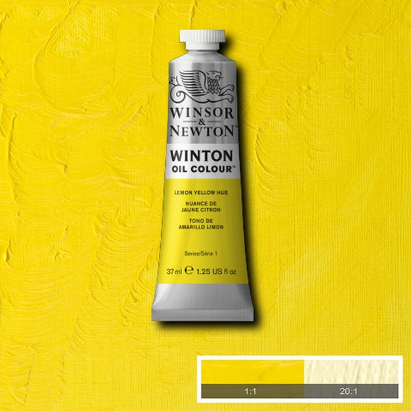 Winsor and Newton - Winton Oil Colour - 37ml - Lemon Yellow (26)