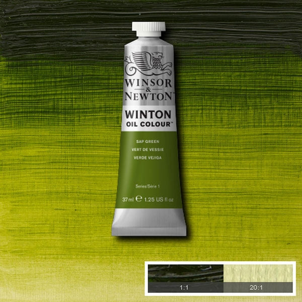 Winsor and Newton - Winton Oil Colour - 37ml - Sap Green (37)