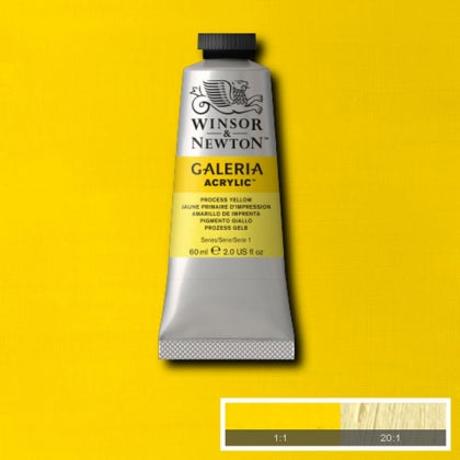Winsor and Newton - Galeria Acrylic Colour - 60ml - Process Yellow