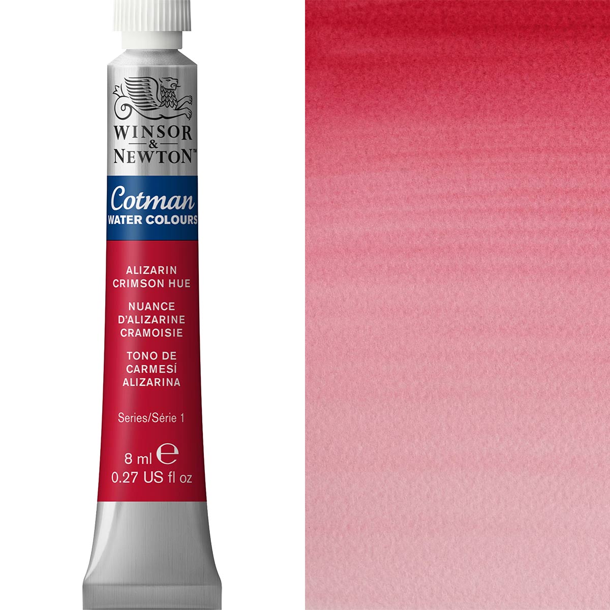 Winsor and Newton - Cotman Watercolour - 8ml - Alizarin Crimson