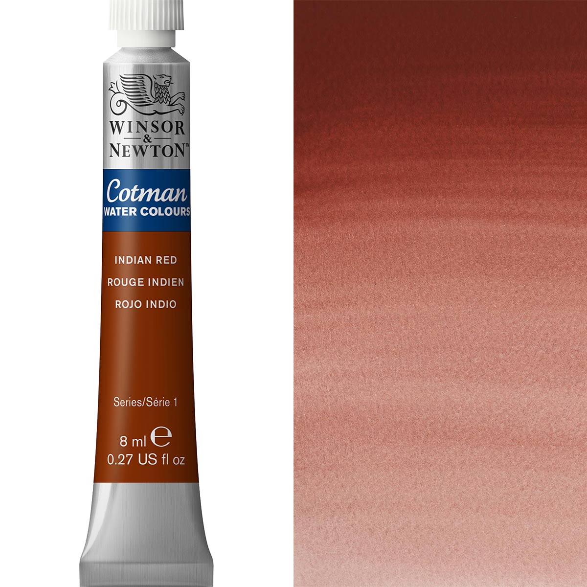 Winsor and Newton - Cotman Watercolour - 8ml - Indian Red