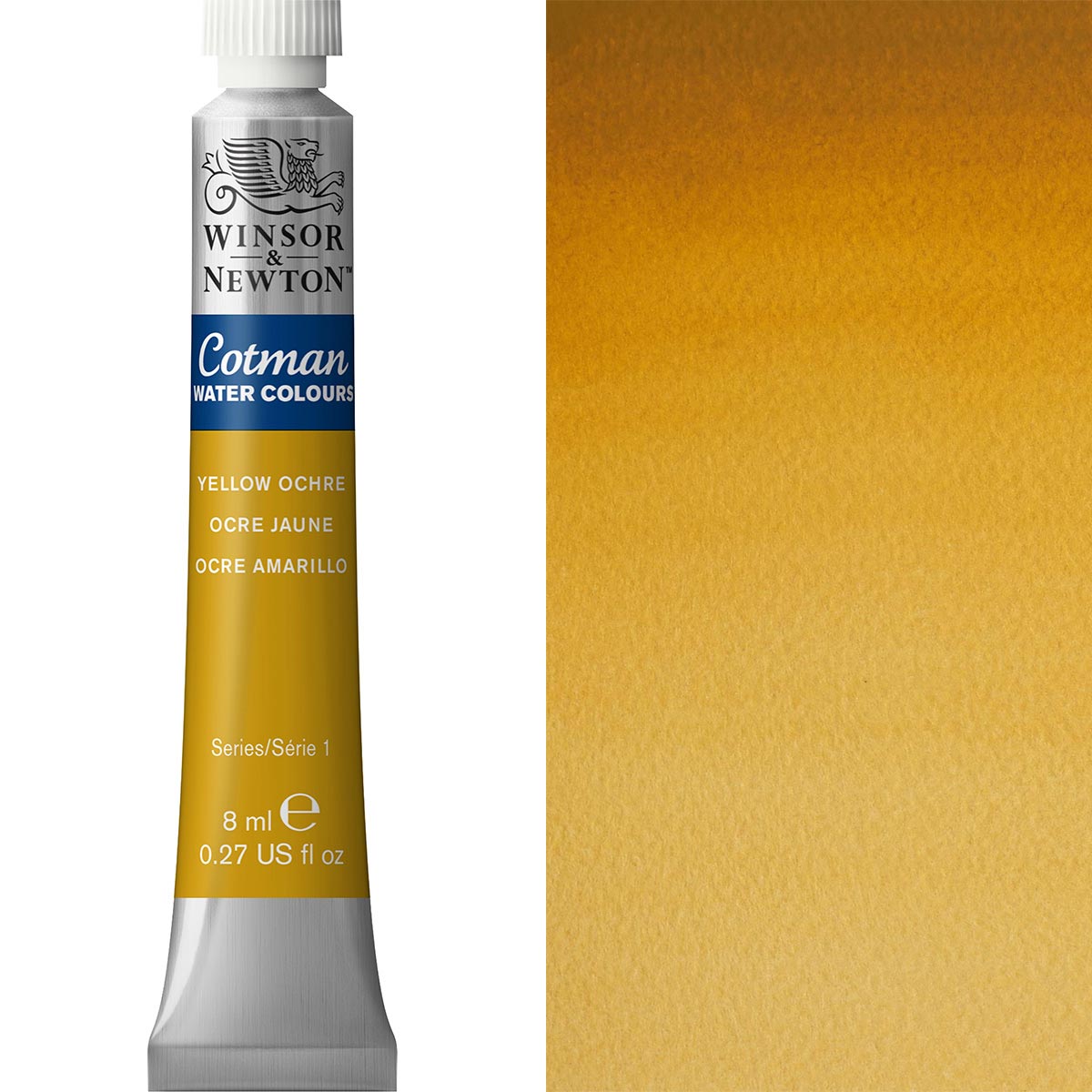 Winsor and Newton - Cotman Watercolour - 8ml - Yellow Ochre