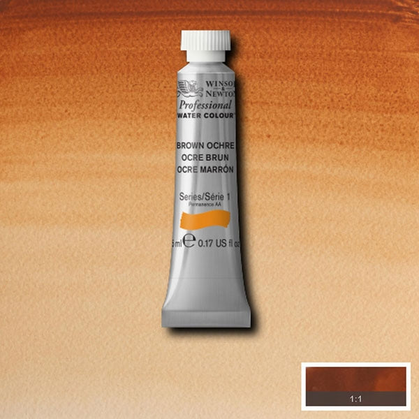Winsor and Newton - Professional Artists' Watercolour - 5ml - Brown Ochre