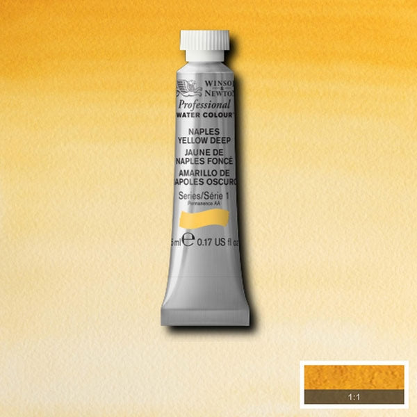 Winsor and Newton - Professional Artists' Watercolour - 5ml - Naples Yellow Deep