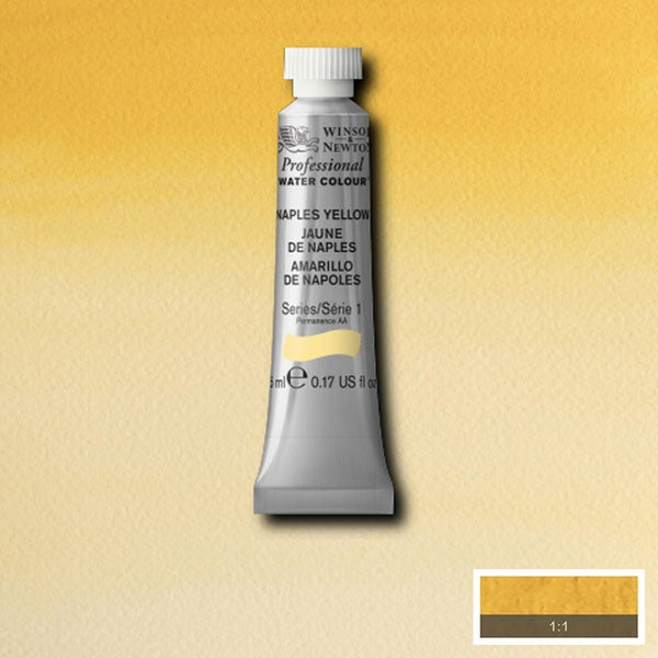 Winsor and Newton - Professional Artists' Watercolour - 5ml - Naples Yellow