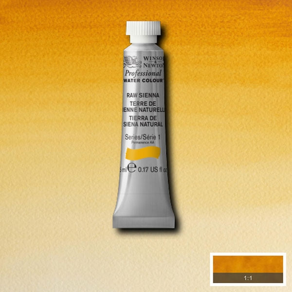 Winsor and Newton - Professional Artists' Watercolour - 5ml - Raw Sienna