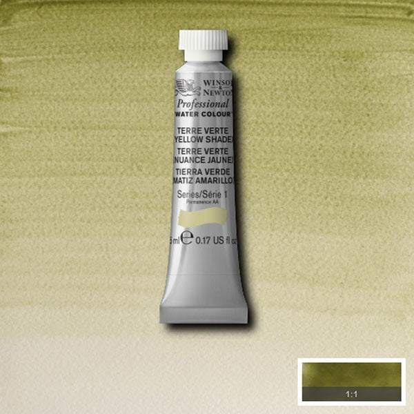 Winsor and Newton - Professional Artists' Watercolour - 5ml - Terre Verte Yellow Shade
