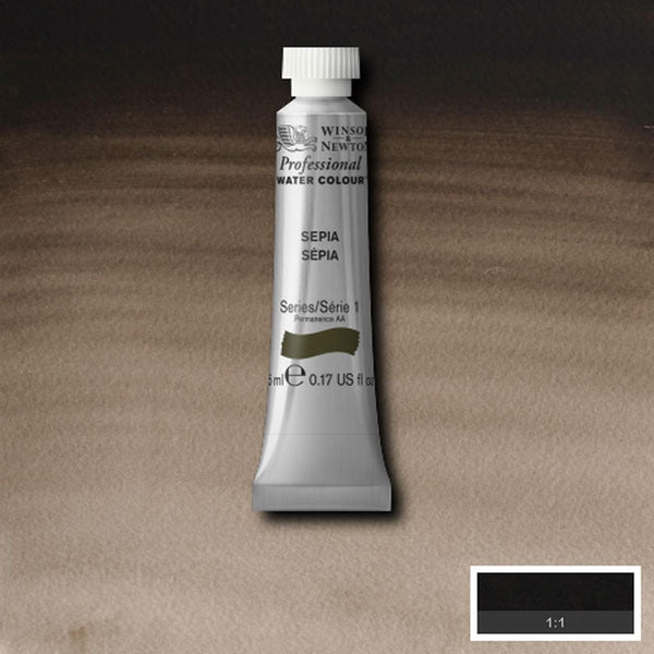 Winsor and Newton - Professional Artists' Watercolour - 5ml - Sepia