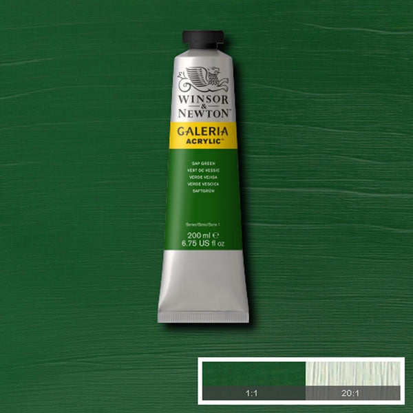 Winsor and Newton - Galeria Acrylic Colour - 200ml - Sap Green