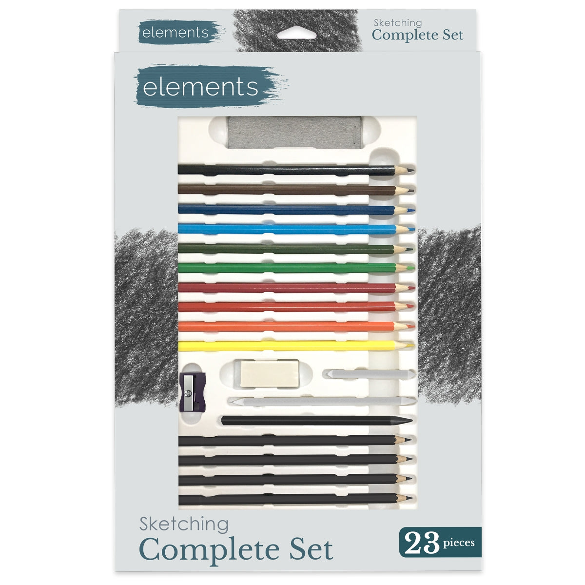 Elements Complete Drawing & Sketching Pencil Set - 23 Piece
