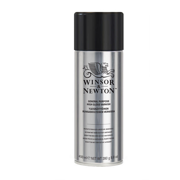 Winsor and Newton - Aerosol All Purpose High Gloss Varnish - 400ml