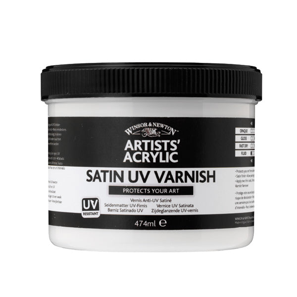 Winsor and Newton - Artists' Acrylic Satin UV Varnish - 450ml
