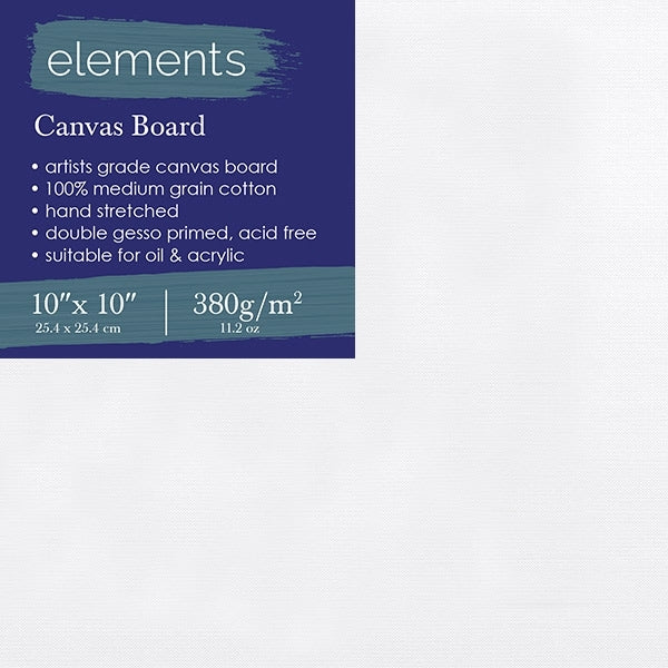 Elements - Canvas Board - Square - 10x10" (25X25cm)
