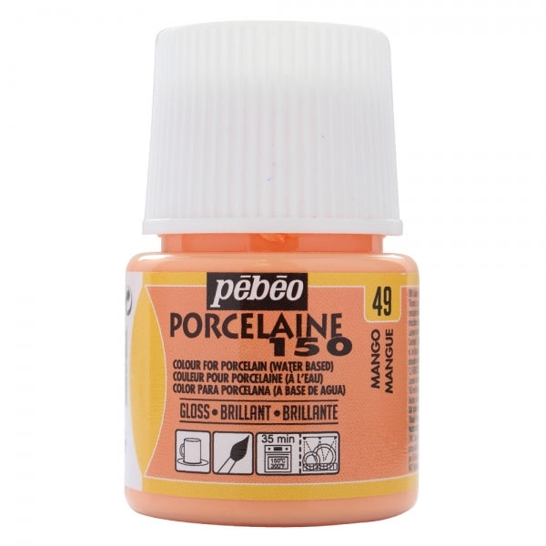 Pebeo - Porcelaine 150 Gloss Paint - Mango - 45ml