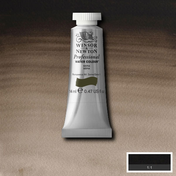 Winsor and Newton - Professional Artists' Watercolour - 14ml - Sepia