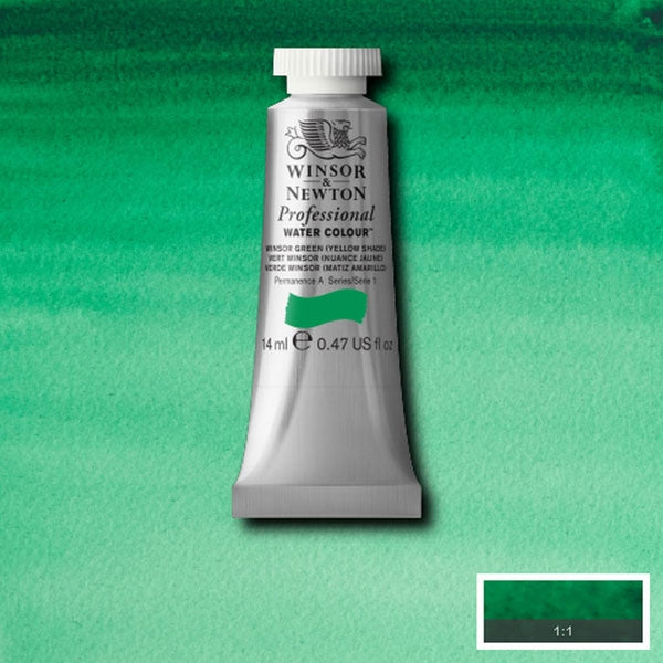 Winsor and Newton - Professional Artists' Watercolour - 14ml - Winsor Green Yellow Shade
