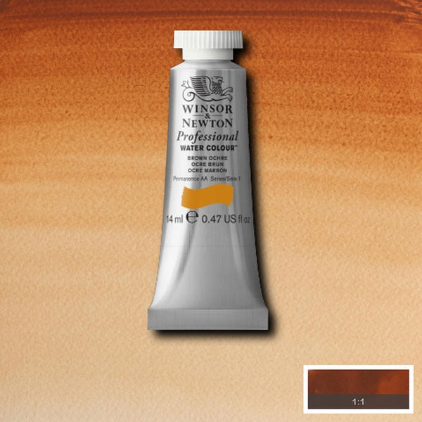 Winsor and Newton - Professional Artists' Watercolour - 14ml - Brown Ochre