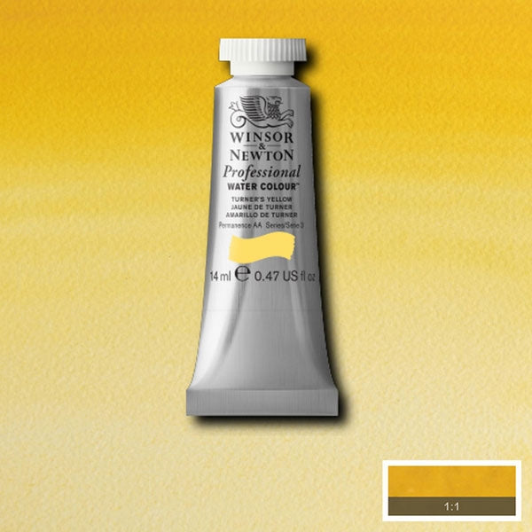 Winsor and Newton - Professional Artists' Watercolour - 14ml - Turners Yellow