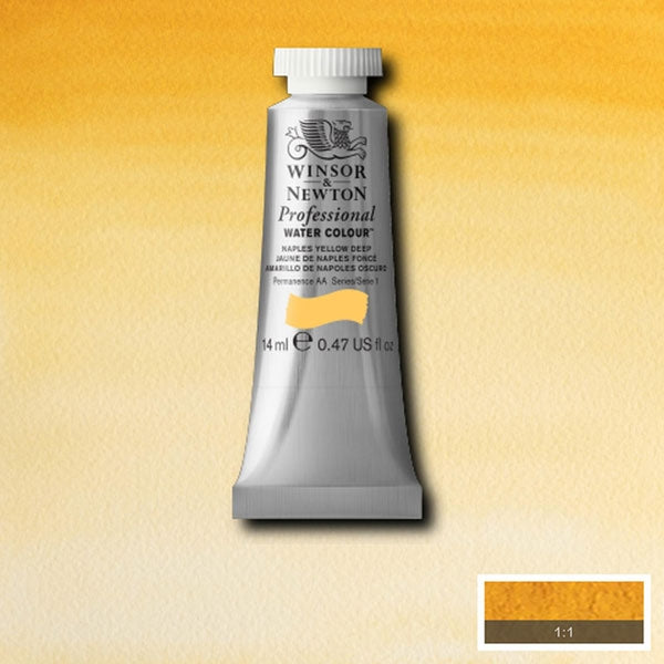 Winsor and Newton - Professional Artists' Watercolour - 14ml - Naples Yellow Deep